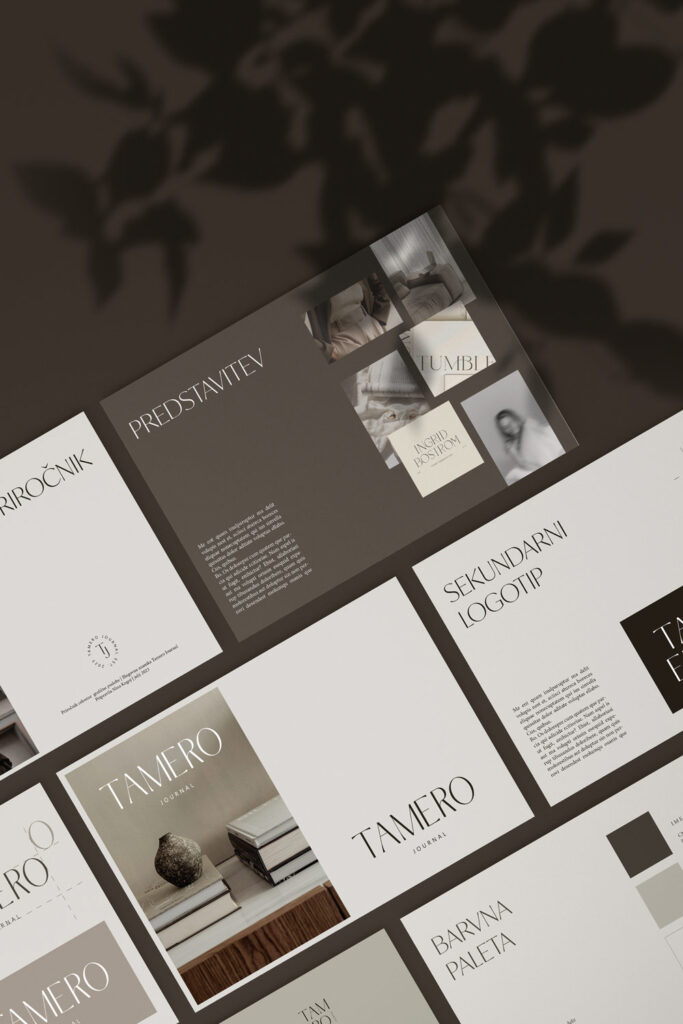 mockup priročnika za logotip